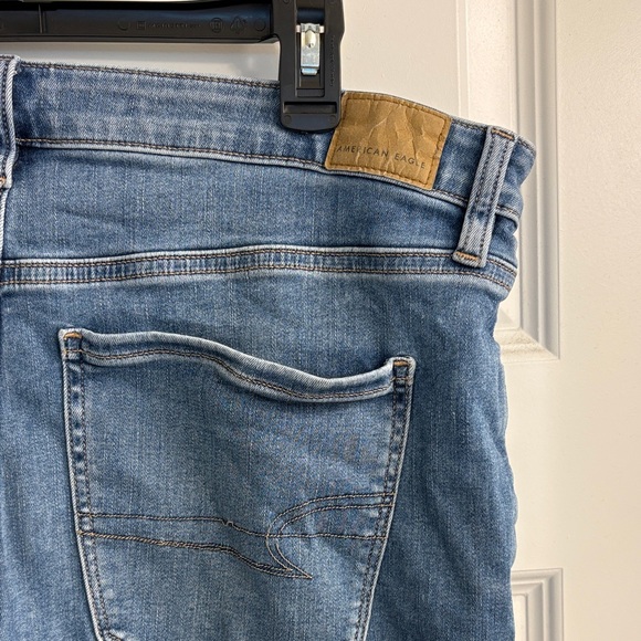 American Eagle Outfitters Women's Light Blue Skinny Jeans - Picture 5 of 6